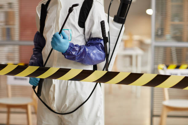 Professional Biohazard technician working in Hampton, AR
